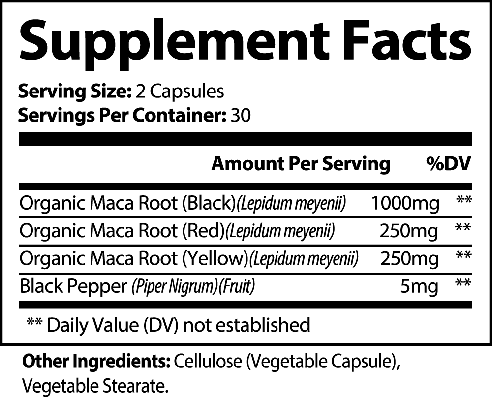 ‘lust dust’ maca blend